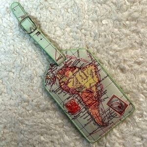 Wild & Wolf "World Map" Luggage Tag